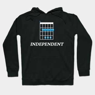 B Independent B Guitar Chord Tab Dark Theme Hoodie